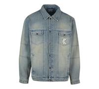 Karl Kani Chaqueta de entretiempo azul denim / blanco M azul denim / blanco