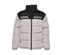 Karl Kani Chaqueta de invierno 'Essential' gris claro / negro / blanco XXS gris claro / negro / blanco