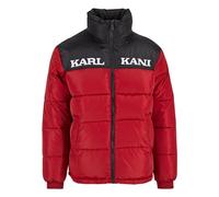Karl Kani KM-JK012-052-08 KK Retro Essential Puffer Jacket, rojo oscuro, M