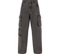 Karl Kani Pantalón cargo gris denim 29-30 gris denim