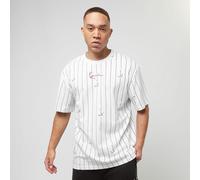 Karl Kani Small Signature Logo Pinstripe Tee blanco XS