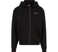 Karl Kani Sudadera con cremallera 'Essential' negro / blanco Hombre Karl Kani M negro / blanco