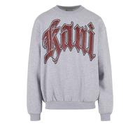 Karl Kani Sudadera 'Inside Out' gris moteado / rojo oscuro / negro M gris moteado / rojo oscuro / negro