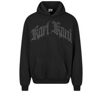 Karl Kani Sudadera 'Old English' gris / negro S EUR