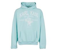 Karl Kani Sudadera 'Street Academy' aqua / blanco M aqua / blanco