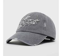 Karl Kani Varsity Star Denim Dad Cap gris ONE SIZE