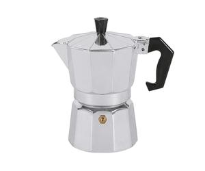 Karl Krüger ITALIANO - Cafetera (Independiente, Manual, Café expreso, Plata, Aluminio, Espresso machine)