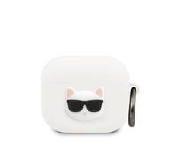Karl Lagerfeld Airpods 3 Abrigo Branco de Silicona