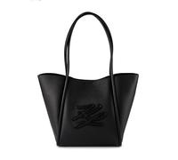 Karl Lagerfeld Autograph Bolsa de compras Piel natural 40 cm negro