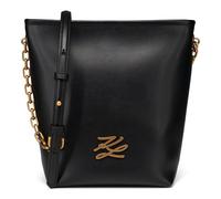 Karl Lagerfeld Autograph Bolsa de hombro Piel 23 cm negro