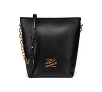 Karl Lagerfeld Autograph Bolsa de hombro Piel natural 23 cm negro