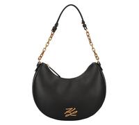 Karl Lagerfeld Autograph Bolsa de hombro Piel natural 28 cm negro