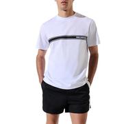 KARL LAGERFELD B.V Karl Lagerfeld, Men's, Elongated Logo Graphic tee Camiseta, Blanco, S Hombres