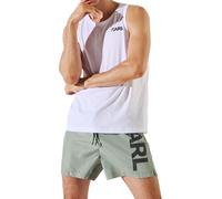 KARL LAGERFELD B.V Karl Logo Tank Top Camiseta, Blanco, S Hombres