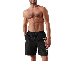 Karl Lagerfeld B.V Lagerfeld, Men's, Karl Logo Long Boardshorts BOARDSHORS, Black, Negro, XL Hombres