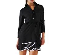 KARL LAGERFELD B.V Lagerfeld, Women's, Karl DNA Signature Beach Dress Sunsuit, Negro, XL Mujeres