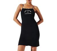 KARL LAGERFELD B.V Rue St Guillame Logo Open Back Beach Dress Sunsuit, Negro, M