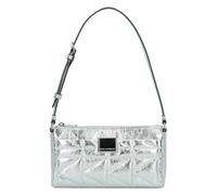 Karl Lagerfeld Behind the Seams Bolsa de hombro Piel natural 23 cm plateado
