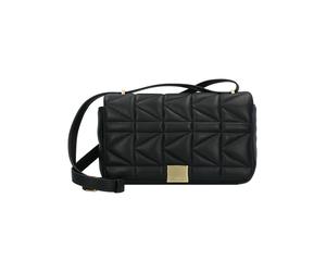 Karl Lagerfeld Behind the Seams Bolsa de hombro Piel natural 26 cm negro