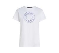 Karl Lagerfeld Big Luna Print T-shirt White Talla: S | Camisetas de Seda Outlet | Mujer | Blanco