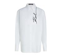Karl Lagerfeld Blusa negro / blanco XXS negro / blanco
