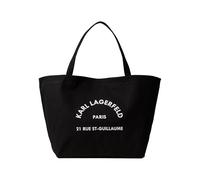 KARL LAGERFELD Bolsa Shopper Canvas Rue St- Guillaume Color Negro