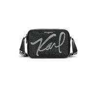 KARL LAGERFELD Bolso cruzado Maybelle, Negro/Plata, Medium