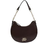 Karl Lagerfeld Autograph Bolsa de hombro Piel 28.5 cm marrón