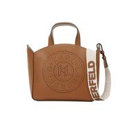 KARL LAGERFELD Bolso Tote Sm K/Circle Perforated Color Marrón