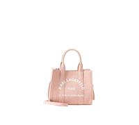 KARL LAGERFELD Cabas Carré Mini Coton Rose Poudré, Rose, Taille unique