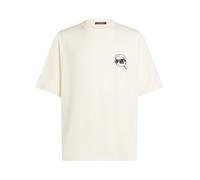 Karl Lagerfeld Camiseta ' IKON ' crema / negro L crema / negro