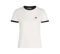 Karl Lagerfeld Camiseta 'Ikon' crema / negro S crema / negro