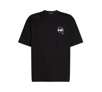 Karl Lagerfeld Camiseta 'IKON' negro / blanco L negro / blanco