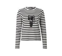 Karl Lagerfeld Camiseta 'IKON' negro / blanco S negro / blanco