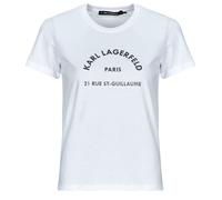 Karl Lagerfeld Camiseta RSG GLITTER PETITE T-SHIRT in Blanco EU L