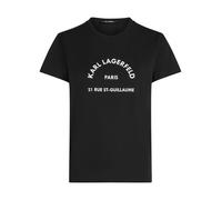 Karl Lagerfeld Camiseta 'Rue St-Guillaume' negro / blanco L EUR