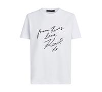Karl Lagerfeld Camiseta WITH LOVE T-SHIRT in Blanco EU S