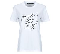 Karl Lagerfeld Camiseta WITH LOVE T-SHIRT in Blanco EU L