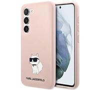 Karl Lagerfeld Carcasa KLHCS23SSNCHBCP Samsung S23 S911 Rosa Silicona