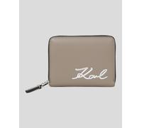 Karl Lagerfeld Cartera mediana con cremallera k/signature. Multicolor