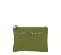 Karl Lagerfeld Cartera 'PEBBLE COIN' kiwi / plata One Size kiwi / plata