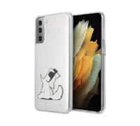 Karl Lagerfeld Choupette Fun Estuche rígido KLHCS21MCFNRC, Transparente - Samsung Galaxy S21+ G996
