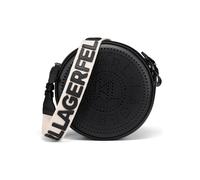 Karl Lagerfeld Circle Bolsa de hombro Piel natural 19 cm negro