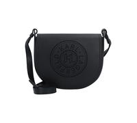 Karl Lagerfeld Circle Bolsa de hombro Piel natural 22 cm negro
