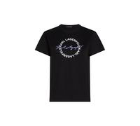 Karl Lagerfeld Circle Logo T-shirt Black Talla: XXL | Camisetas de Seda Outlet | Mujer | Negro