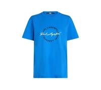 Karl Lagerfeld Circle Logo T-shirt Royal Blue Talla: M | Camisetas con Decoración Impresa Outlet | Hombre | Azul