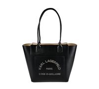 Karl Lagerfeld Daily Bolsa de hombro Piel natural 36 cm negro