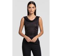 Karl Lagerfeld Drapey Jersey Body Black Talla: M | Bodis Outlet | Mujer | Negro