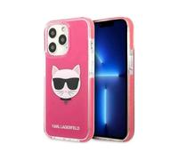 Karl Lagerfeld Estuche rígido KLHCP13XTPECPI, Rosa - iPhone 13 Pro Max