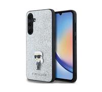 Karl Lagerfeld Funda Glitter Ikonik Metal Pin Plata - Galaxy A35 5G